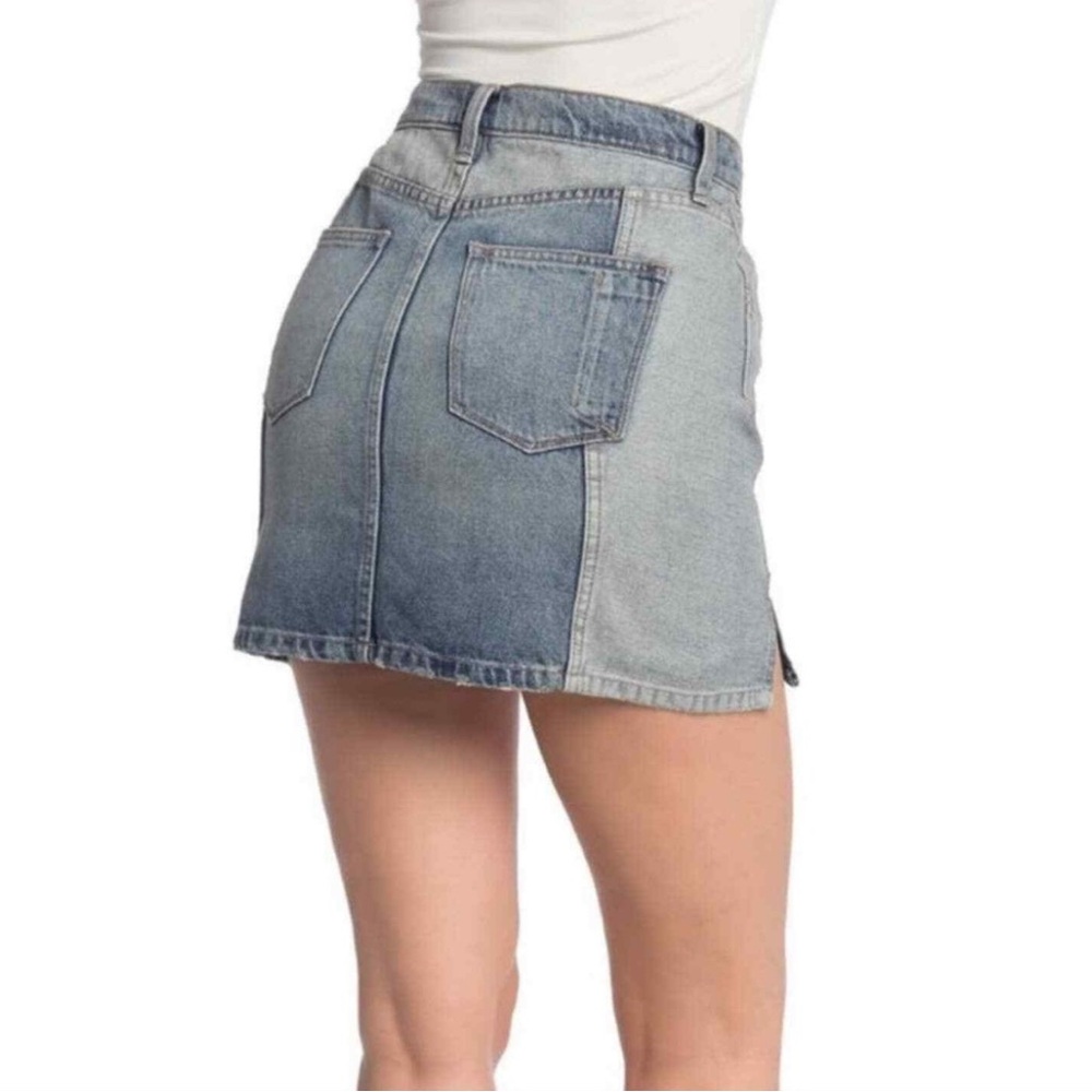 Current/Elliott Reversed Mashed Patchwork Denim M… - image 4